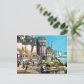 旧葉書 – ベナレス(Varanasi),インド ポストカード (スタンド正面)