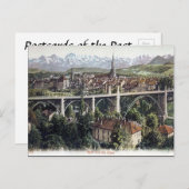 旧葉書 – ベルン,スイス ポストカード (正面/裏面)