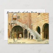 旧葉書 – ベローナ，イタリア ポストカード (正面/裏面)