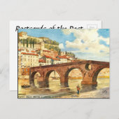 旧葉書 – ベローナ,イタリア ポストカード (正面/裏面)