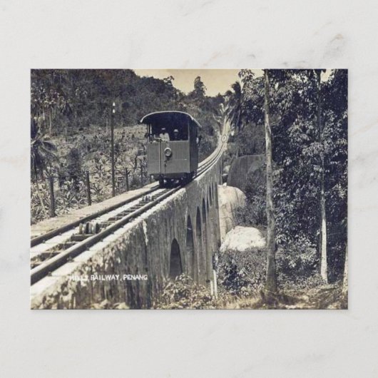 旧葉書 – ペナン，マレーシア ポストカード (正面)