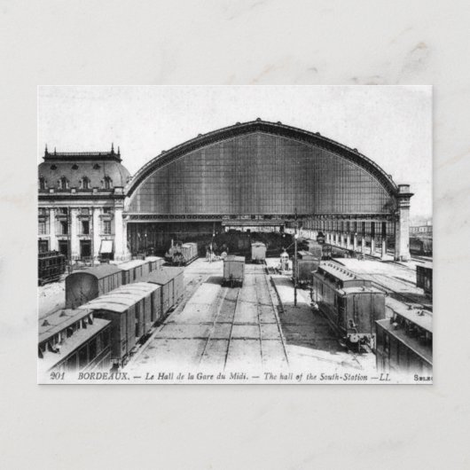 旧葉書 – ボルドー，フランス ポストカード (正面)