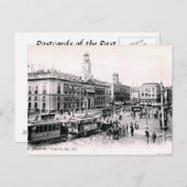 旧葉書 – マドリード，スペイン ポストカード (正面/裏面)