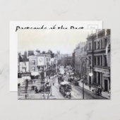 旧葉書 – マーケットプレイス、ダービー ポストカード (正面/裏面)