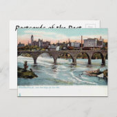 旧葉書 – ミネソタ，ミネアポリス ポストカード (正面/裏面)