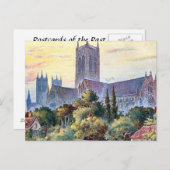 旧葉書 – リンカーン大聖堂 ポストカード (正面/裏面)