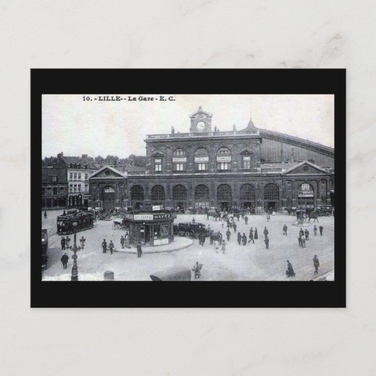 旧葉書 – リール，フランス ポストカード (正面)