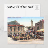 旧葉書 – ルガノ（スイス） ポストカード (正面/裏面)