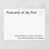 旧葉書 – ルガノ（スイス） ポストカード (裏面)