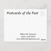 旧葉書 – ルガノ（スイス） ポストカード (裏面)