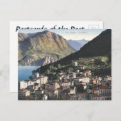 旧葉書 – ルガノ – パラディソ，スイス ポストカード (正面/裏面)