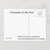 旧葉書 – ルクセンブルク,バルリー・ド・ラ・ペトルセ ポストカード (裏面)