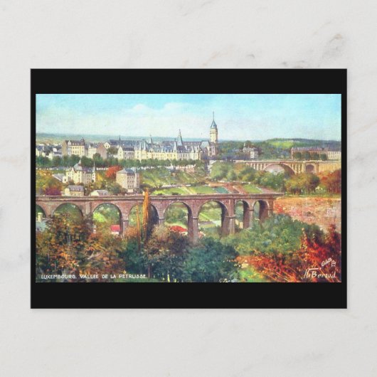旧葉書 – ルクセンブルク,バルリー・ド・ラ・ペトルセ ポストカード (正面)