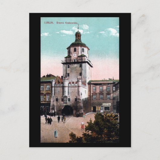 旧葉書 – ルブリン，ポーランド ポストカード (正面)