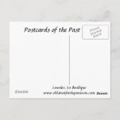 旧葉書 – ルルド，ラバシリケ ポストカード (裏面)