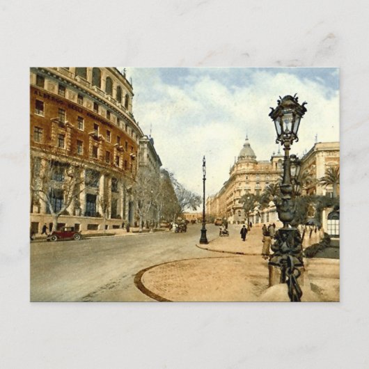 旧葉書，ローマ，ヴィットリオ・ヴェネト ポストカード (正面)