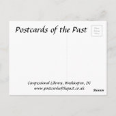 旧葉書 – ワシントンDC連邦議会図書館 ポストカード (裏面)