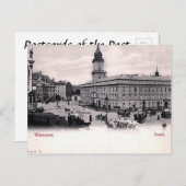 旧葉書 – 城王室の、ワルシャワ、ポーランド ポストカード (正面/裏面)