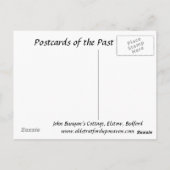 旧葉書 – 文燕コテージ。ベッドフォード・エルストウ ポストカード (裏面)