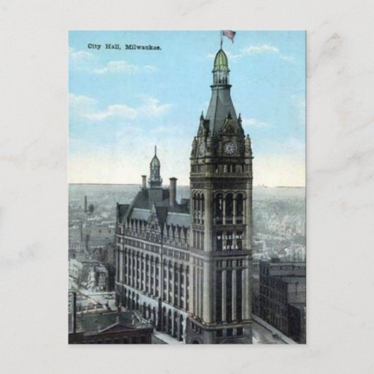旧葉書 – 米国ウィスコンシン州ミルウォーキー。 ポストカード (正面)