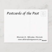 旧葉書 – 米国ウィスコンシン州,ミルウォーキー ポストカード (裏面)