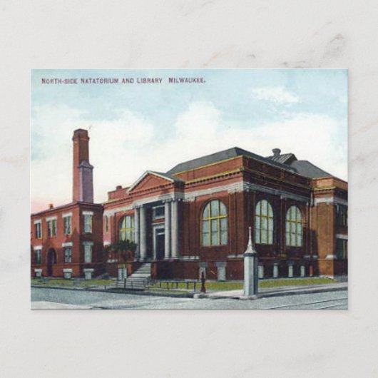 旧葉書 – 米国ウィスコンシン州，ミルウォーキー ポストカード (正面)