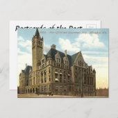 旧葉書 – 米国ウィスコンシン州，ミルウォーキー ポストカード (正面/裏面)