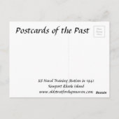 旧葉書 – 米国ロードアイランド州ニューポート ポストカード (裏面)