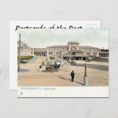 旧葉書 – 米国ロードアイランド州プロビデンス ポストカード (正面/裏面)