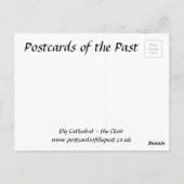 旧葉書 – 聖歌隊、エリー大聖堂 ポストカード (裏面)