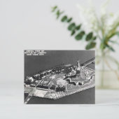 旧葉書 – 自由の女神 – 空中表示 ポストカード (スタンド正面)