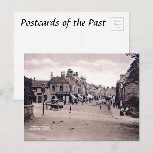 旧葉書 – Barnard Castle, Co Durham ポストカード (正面/裏面)