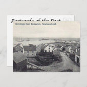 旧葉書 – Bonavista, Newfoundland ポストカード (正面/裏面)