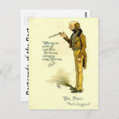 旧葉書 – Dickens著「Martin Chuzzlewit」 ポストカード (正面/裏面)