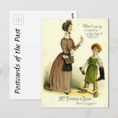 旧葉書 – Dickens著「Martin Chuzzlewit」 ポストカード (正面/裏面)