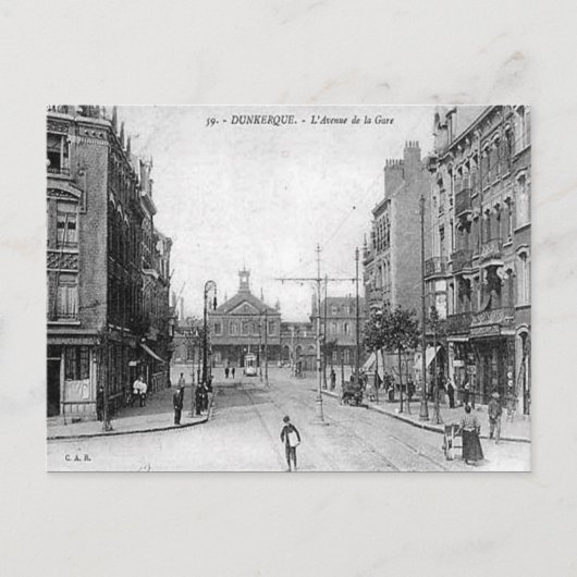 旧葉書 – Dunkerque，フランス ポストカード (正面)