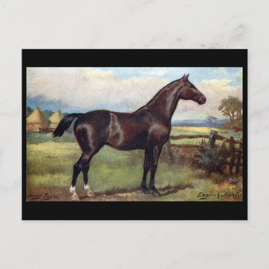 旧葉書 – English Hunter ポストカード (正面)