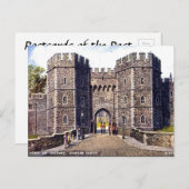 旧葉書 – Henry VIII Gateway, Windsor Castle ポストカード (正面/裏面)