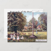 旧葉書 – Ickwell Green, Bedfordshire ポストカード (正面/裏面)