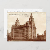 旧葉書 – Liverpool ポストカード (正面/裏面)