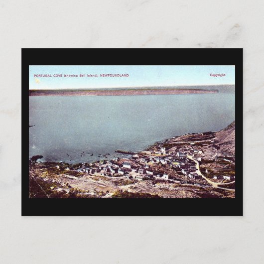 旧葉書 – Newfoundland, Portugal Cove & Bell ポストカード (正面)