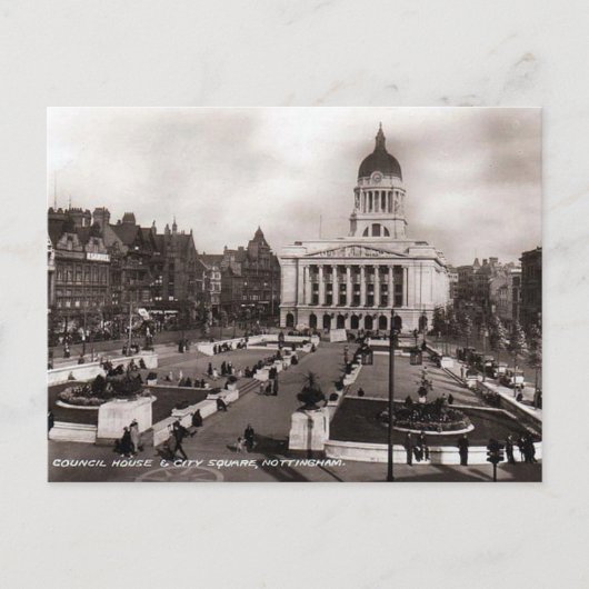 旧葉書 – Nottingham ポストカード (正面)
