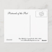 旧葉書 – Obelisk, Central Park, NYC, 1917 ポストカード (裏面)