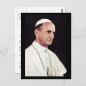 旧葉書 – Pope Paul VI ポストカード (正面/裏面)