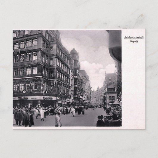 旧葉書 – Reichsmessestadt Leipzig ポストカード (正面)