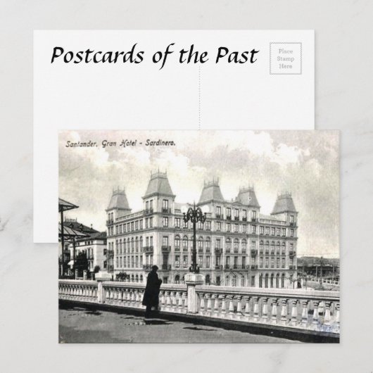 旧葉書 – Santander Spain ポストカード (正面/裏面)