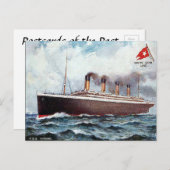 旧葉書 – T S S Titanic ポストカード (正面/裏面)