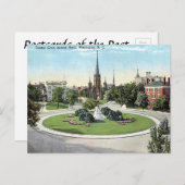 旧葉書 – Thomas Circle, Washington, DC ポストカード (正面/裏面)