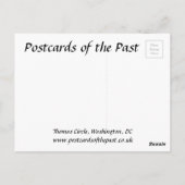 旧葉書 – Thomas Circle, Washington, DC ポストカード (裏面)