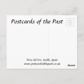 旧葉書 – Torre del Oro，セビリア，スペイン ポストカード (裏面)